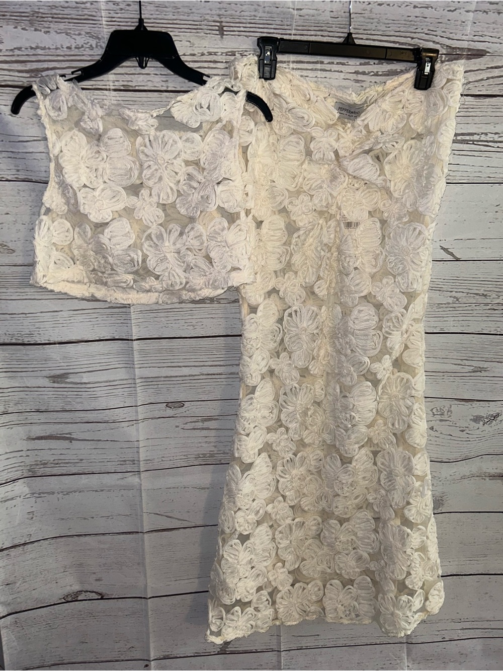 NWT Floral matching skirt set
